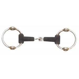 CENTAUR® Stainless Steel Rubber Mouth Eggbutt Gag